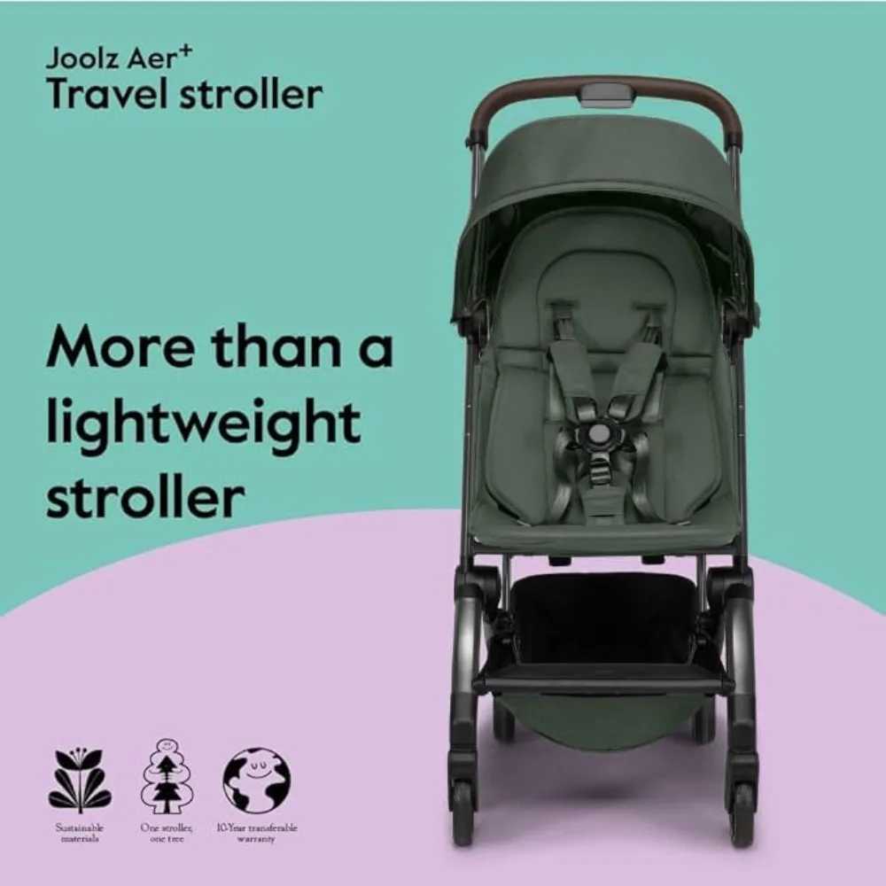 Lightweight and compact station wagon - portable one handed folding design - ergonomic baby and toddler seats W250109