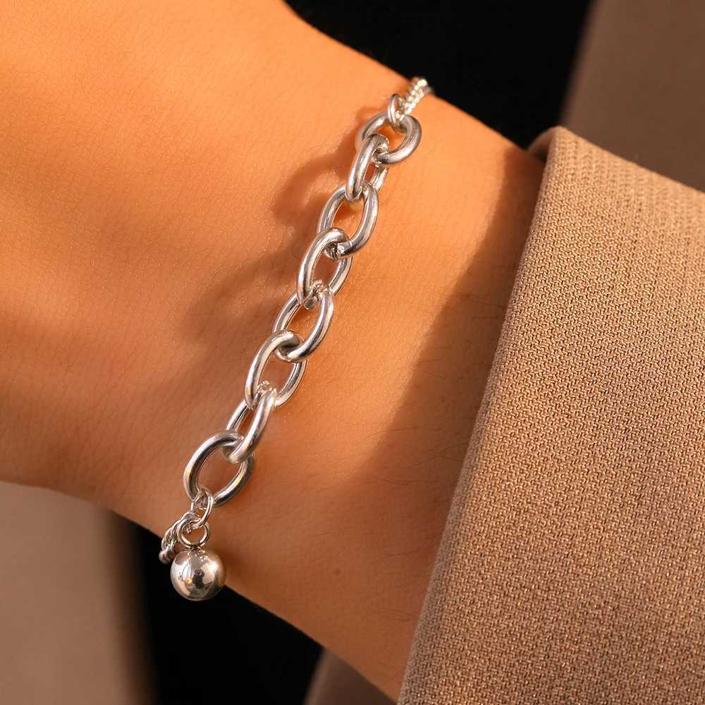 Stainl Steel Bracelets New Tren Fine Chain Light Luxury Temperament Minimalist Bracelet For Women Jewelry Birtay GiftsXJ250109