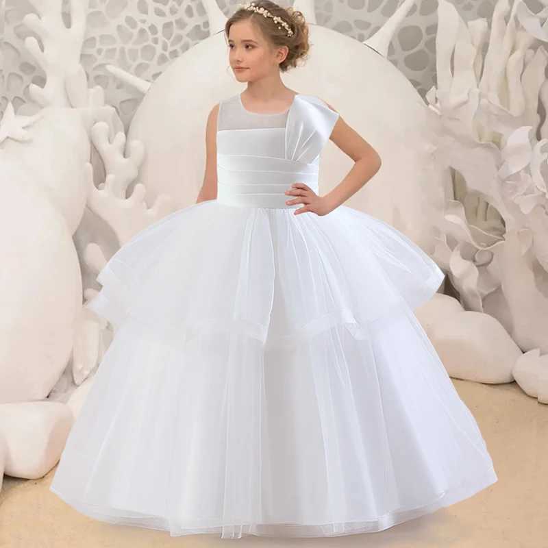 Pageant Long Black Par Dress For Girls Children Costume Evening Princess Dresses Girl Dress Vestidos Wedding Prom Gown 4-14YXJ250108