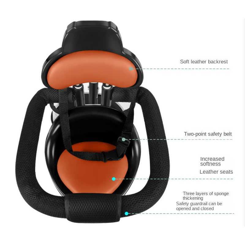 The new baby tricycle allows children aged 1-4 to sit and ride a lightweight tricycle with two-way multi-mode childrens stroller W250109