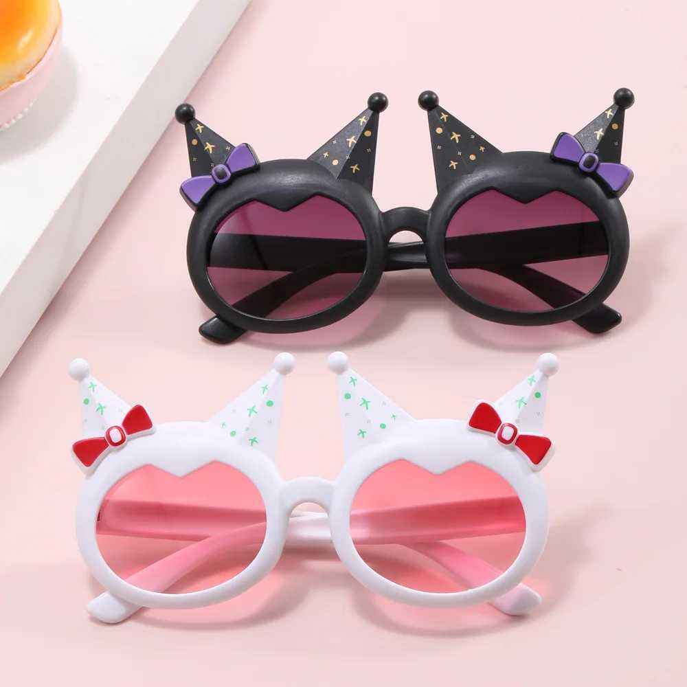 Cute cat eye childrens sunglasses bow shaped sunglasses cute baby glasses trend girls and boys glasses W250109