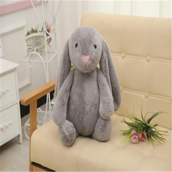 Bunny Plush Easter Filled Toy Creative Doll Soft Long Ear Rabbit Animal Kids Baby Valentines Day Birthday Gift