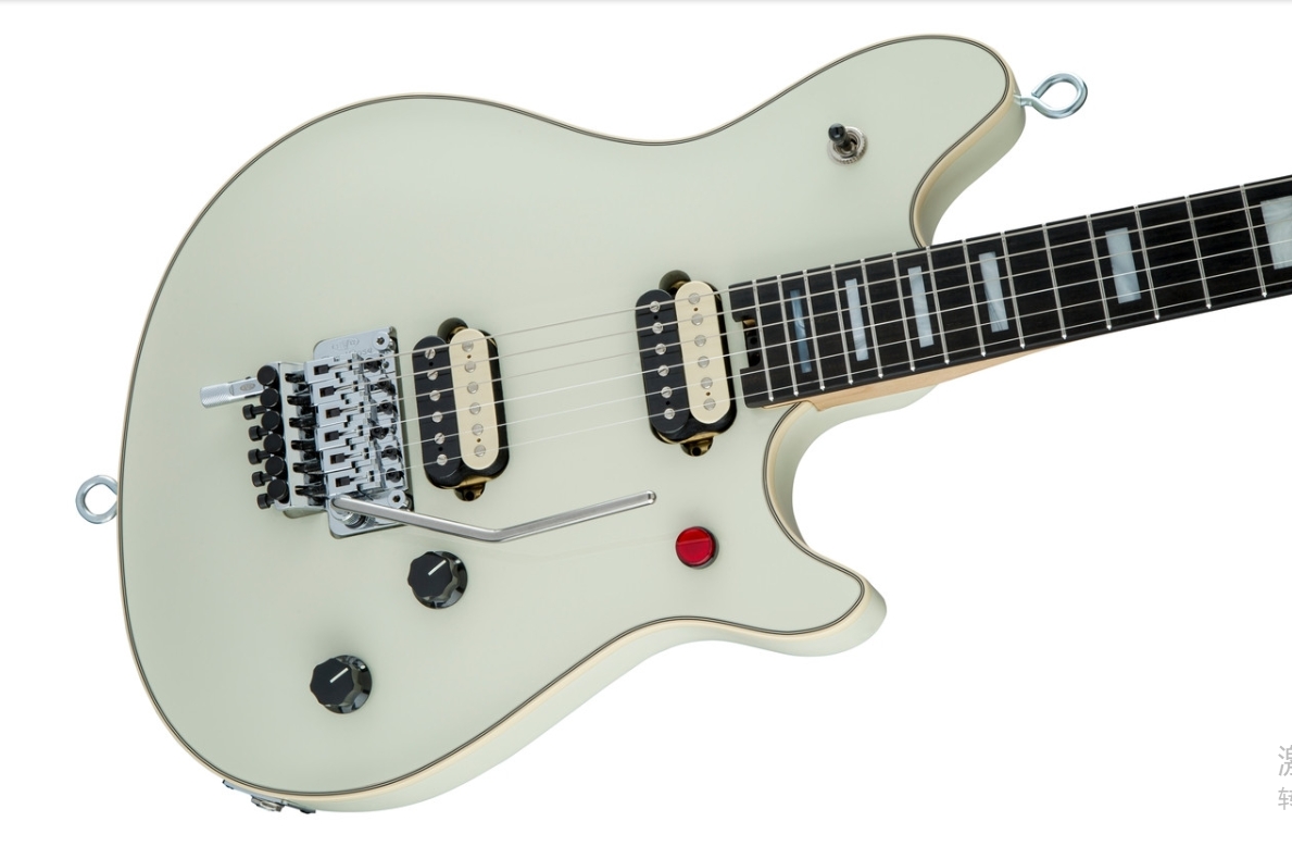 in stock USA Edward VanHalen Signature Ebony Fingerboard Electric Guitar - Ivory 2519