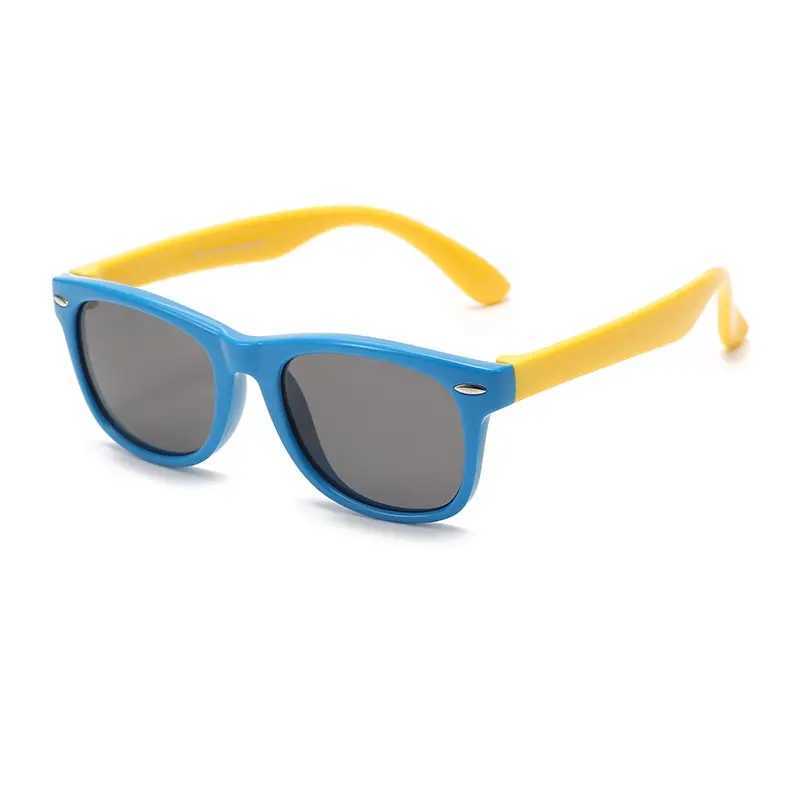 Silicone frame classic childrens sunglasses for girls and boys multi-color childrens sunglasses W250109