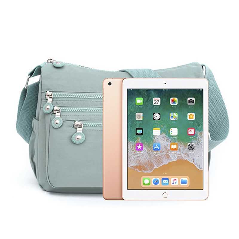 Womens Messenger large capacity Shoulder Bag Polyer Fi Cosmetic Bag Simple and Versatile Handbag Crossbody BagXJ250108