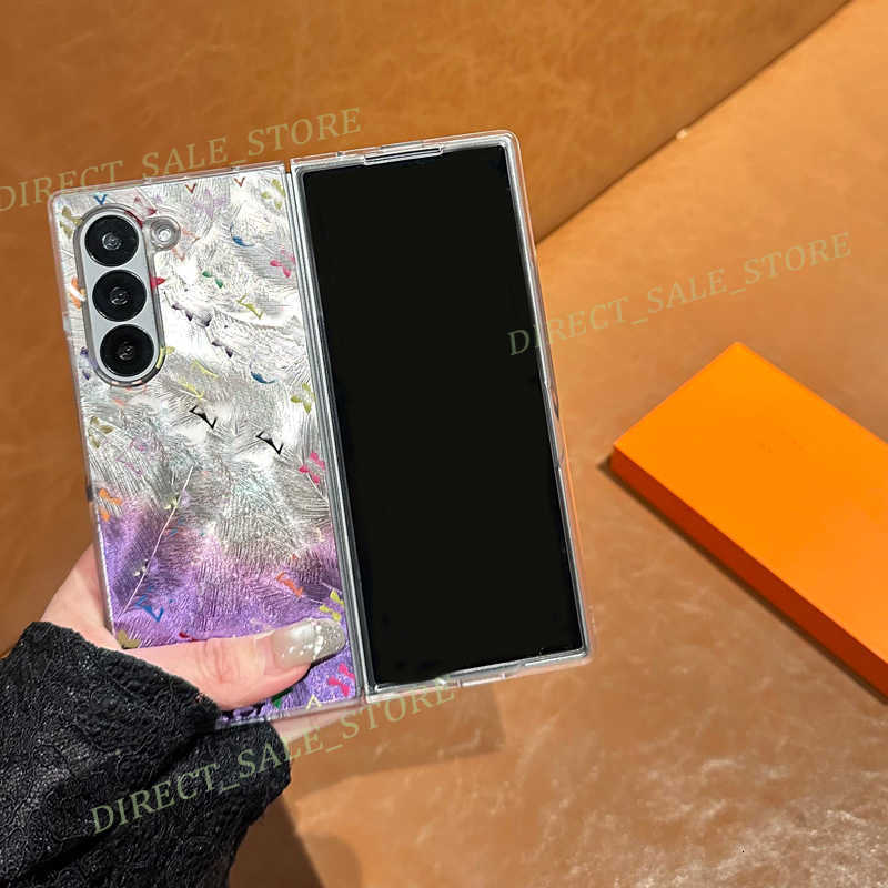 Cell Phone Cases designer Fashion Designer for Samsung Fold new Galaxy ZFlip foldable screen Zfold 5 heart world Filp5 protective 4 ultra-thin w25/24 men and women 7L9Z