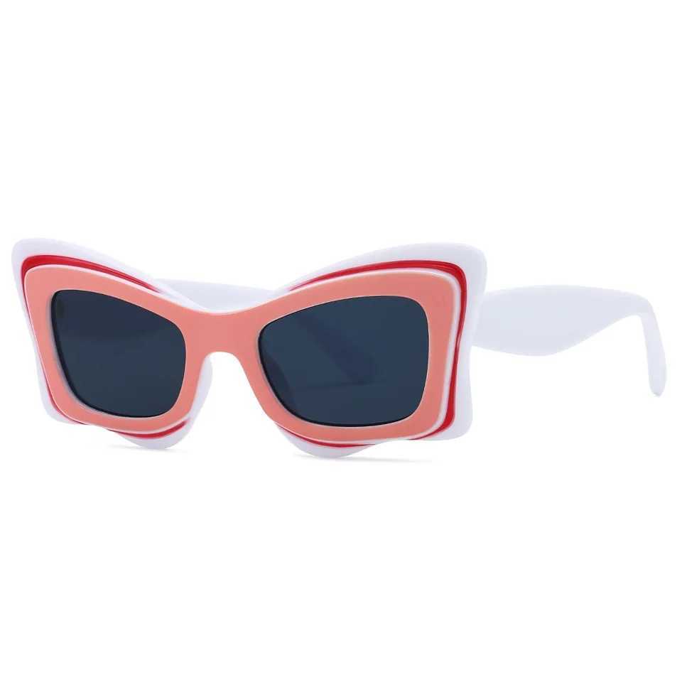 Super large square sunglasses for mens new luxury brand fashionable cat eye sunglasses with UV400 large frame outdoor glasses W250109
