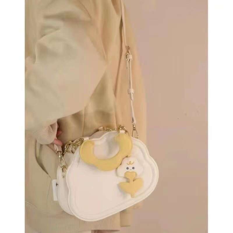 New Crossbody Women's Versatile Handbag Cute Shoulder Cream Cloud Summer Tote Bag Tide