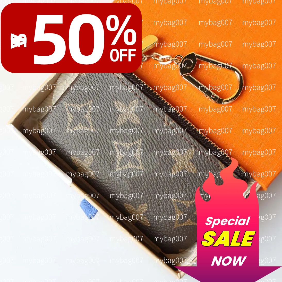 with dust bags and box KEY POUCH POCHETTE CLES Designers Fashion handbag Women Mens Credit Card Holder Coin Purse Luxurys Wallet Bag