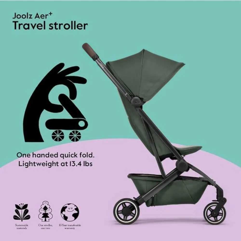 Lightweight and compact station wagon - portable one handed folding design - ergonomic baby and toddler seats (up to 50 pounds) W250109