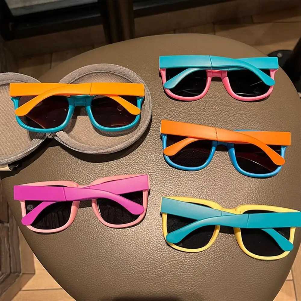 Square Frame Childrens Sunglasses Trendy UV 400 Outdoor Childrens Glasses Childrens Travel Goggles W250109