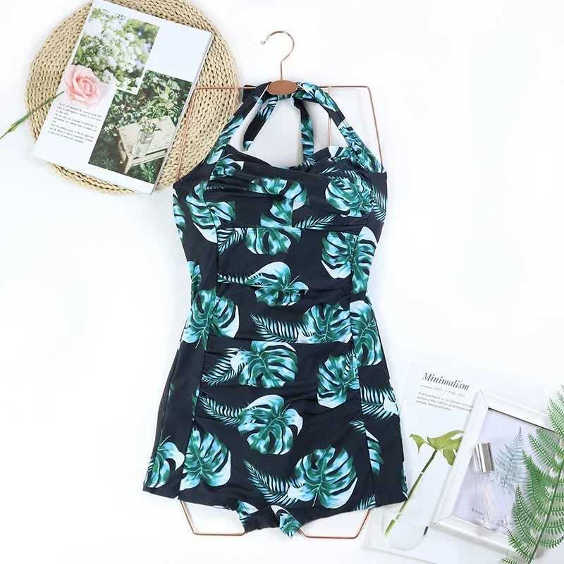 Conservative Slim One Piece Swimsuit Fa Bathing Swimming Suit For Women Spa Swimsuits Beachwear Swimwear Woman ClothingXJ240108
