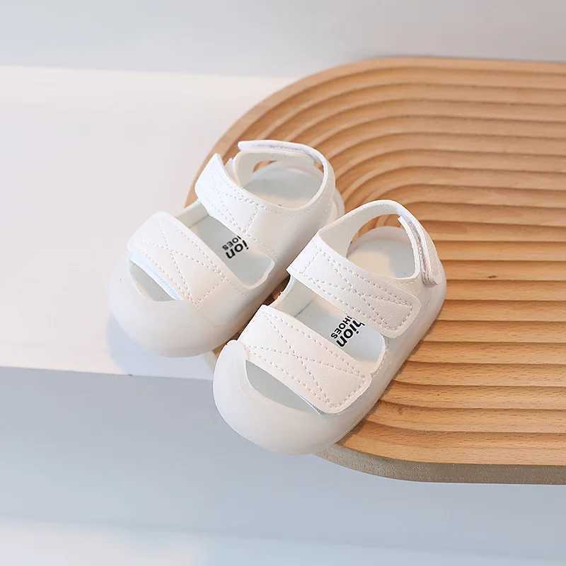 Summer childrens beach sandals solid color boys sports shoes fashionable girls sports sandals childrens shoes W250108