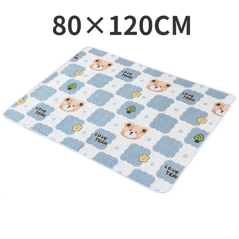 Waterproof Washable Mattress Urine Mat for Baby Toddlers Cartoon Bed Protector Diaper Bedding Urine Pads Cloth Breathable 250109
