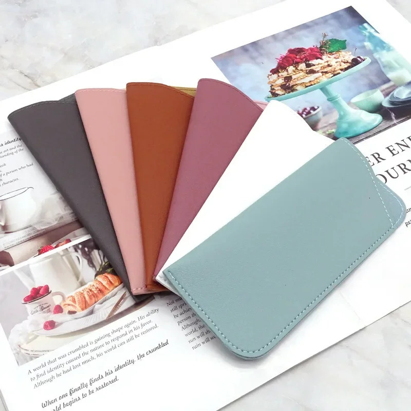 1Pcs PU Leather Glasses Bag Sunglasses Reading Eyeglasses Protective Cover Case Box Pouch Eyewear Protector Accessories 250109