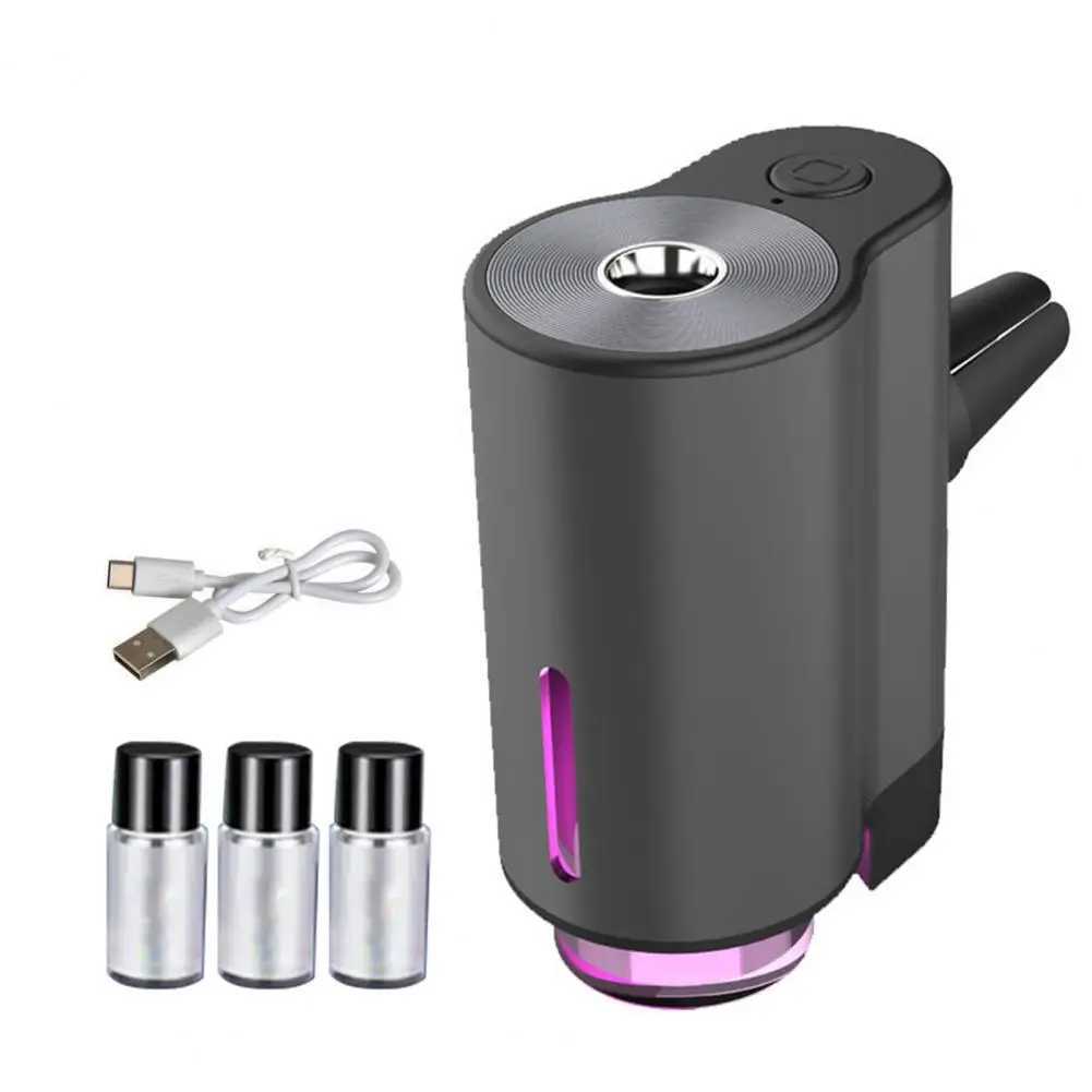 Car Air Freshener Durable car perfume Smart car diffuser with projector light 3 spray modes car air freshener convenient H250108