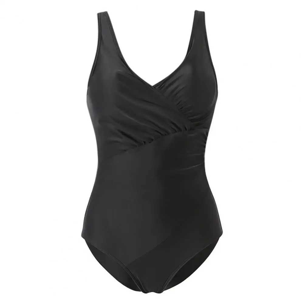 Sexy Women Swimsuit Gradient Solid Color Slim Fit Summer Lady Monokini Swimsuit one piece Beachwear XJ240108