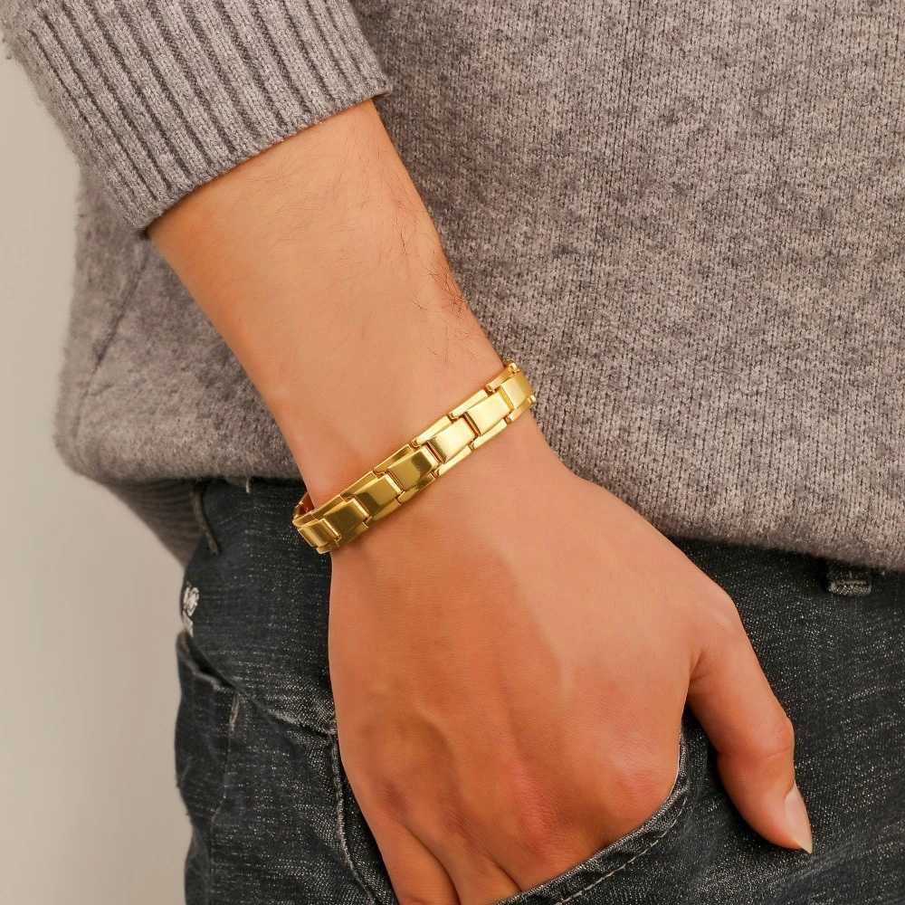 RAKOL Classic Stainl Steel Pendant Italian Chain Link Men Women Suitable For 9mm Bracelet Making DIY Steel Module ToolsXJ250109