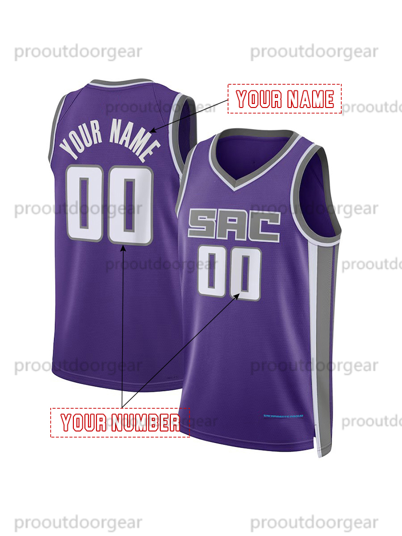 2025 Basketball Jersey 5 Fox Murray Sabonis Crawford Jerseys Mens Womens Youth Sweatshirt - Embroidered