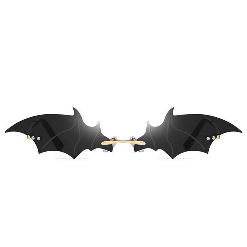 Small Cat Eye Sunglasses Womens Luxury Brand Halloween Borderless Punk Sunglasses Bat shaped Unique Glasses Mens UV400 W250109