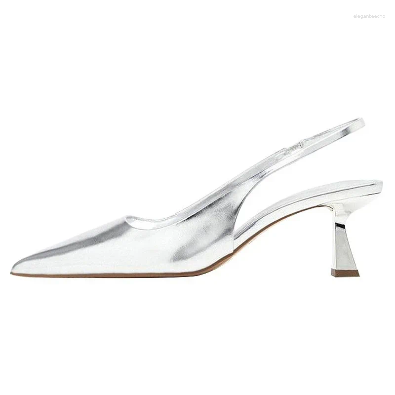 2025 S Fashion Designer Sandals Women S Shoes Spring Autumn Style Fashionable Comfortable Elegant Versatile Sier Temperament High Heels