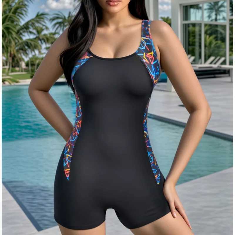 Sexy One Piece Large Swimsuits Closed Plus Size Swimwear Push Up Women Swim Body Bathing Suit Fa Beach Swim Pool Bather 2025XJ240108