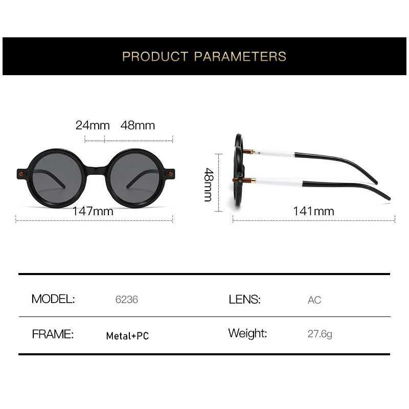 3 pieces/set retro round womens sunglasses retro splicing color designer mens glasses outdoor driving sunshade glasses W250109