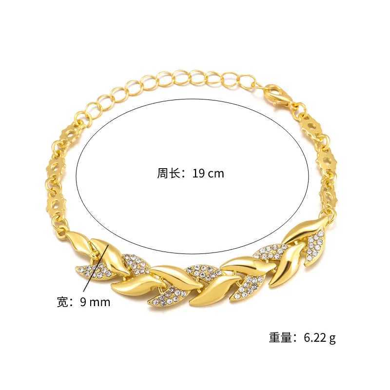Luxury Braided Bracelet Charm Crystal Wedding Bracelets For Women Anniversary Valentines Day Gifts Aesthetic JewelryXJ250109