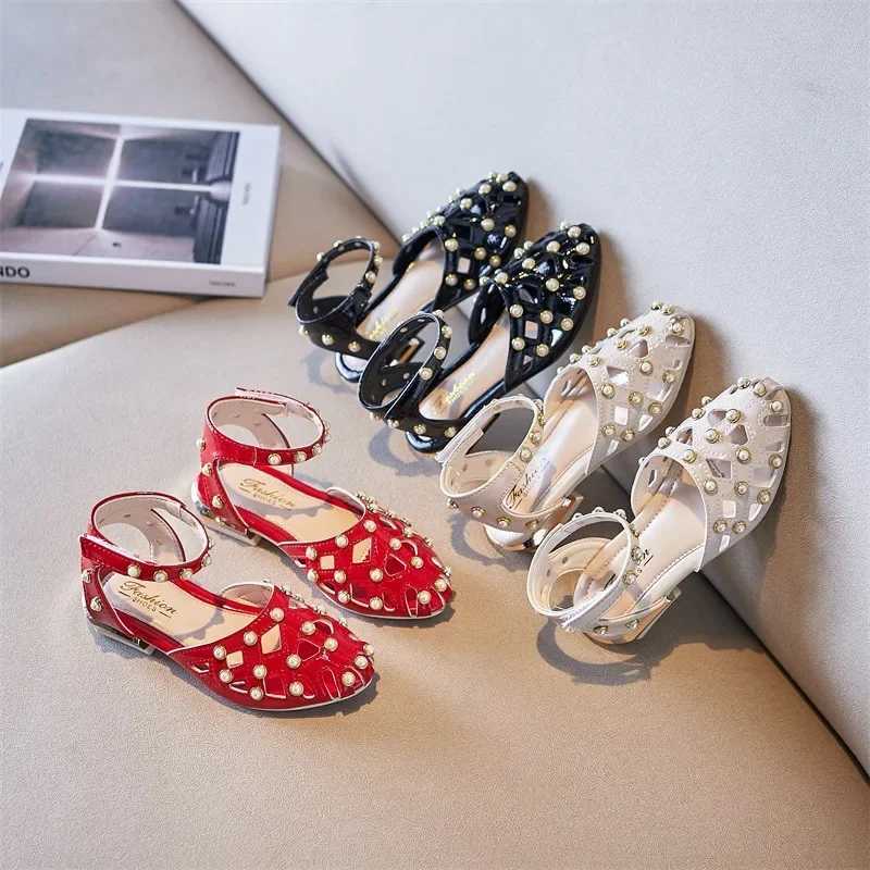 Girls Sandals Kid Shoe for Girls Summer Princess Shoes Soft Soled Children Casual Pearl Shoes Women Sandals Womens Sandals W250108