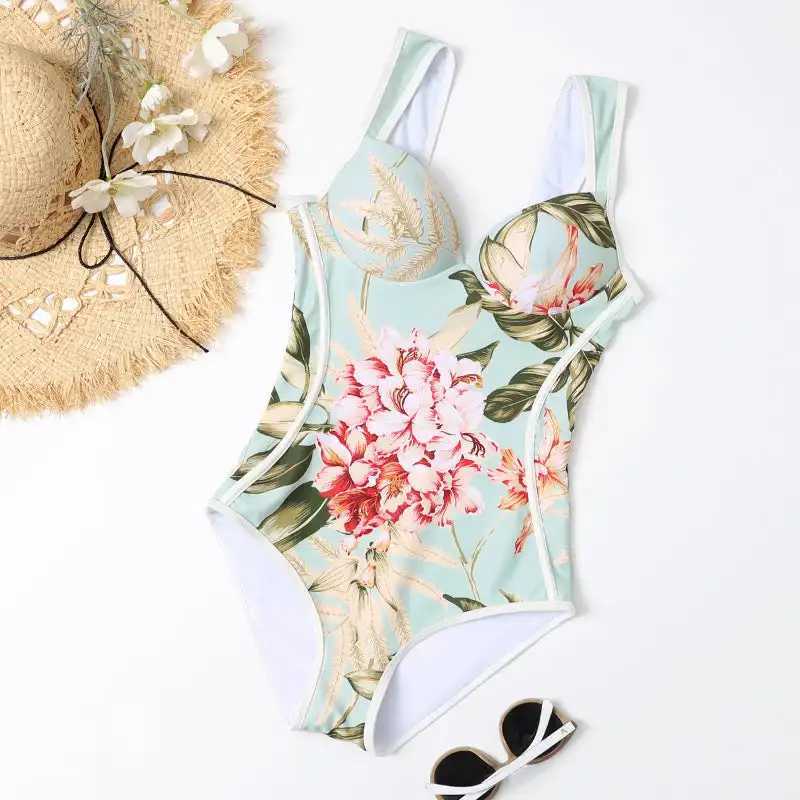 Womens Swimwear Retro Sexy One Piece Swimsuit Black Luxury Woman Holiday Beachwear Bathing SuitXJ240108