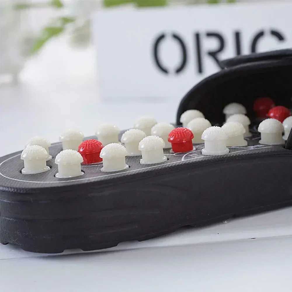 New Arrival Massage sliders for mens and womens foot reflex massage non slip shoes waterproof Acupoint massage flat slider T250108