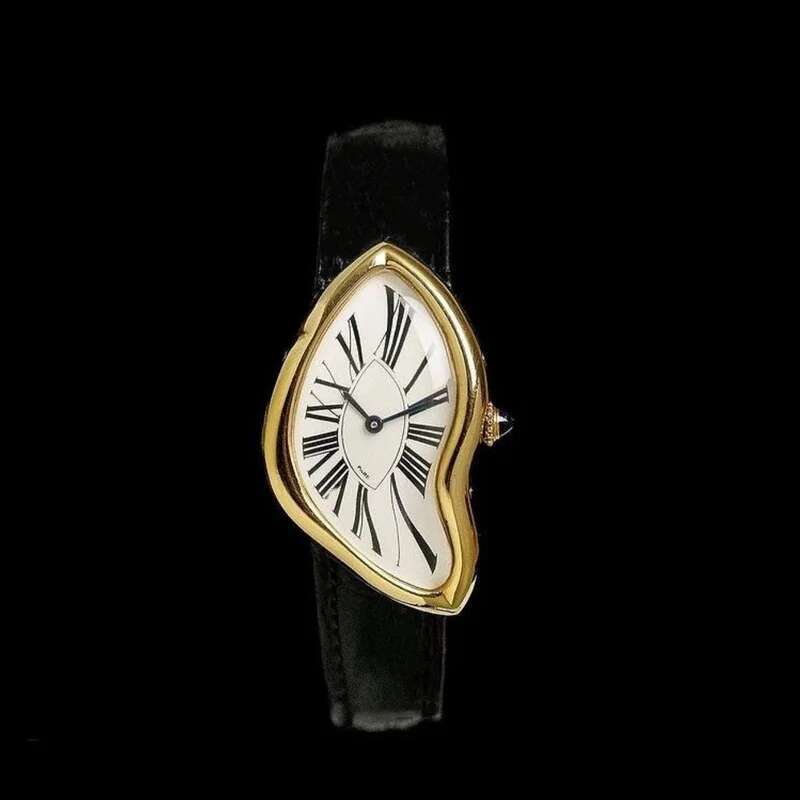 Alien Crash Melting Twisted y2k Watch Kiosk Men's Fashion Trend Retro High End Ins Niche Design