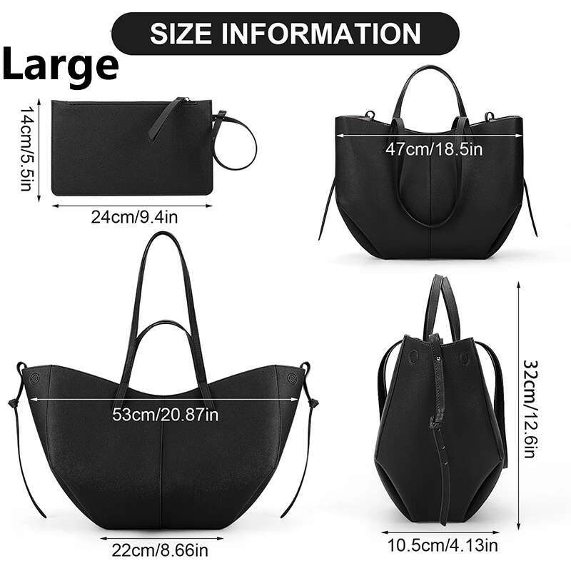 Handbag Tote For Women Faux Leather Shoulder Purse Design Large Capacity Totes Top Handle Hobo Shopper Bag