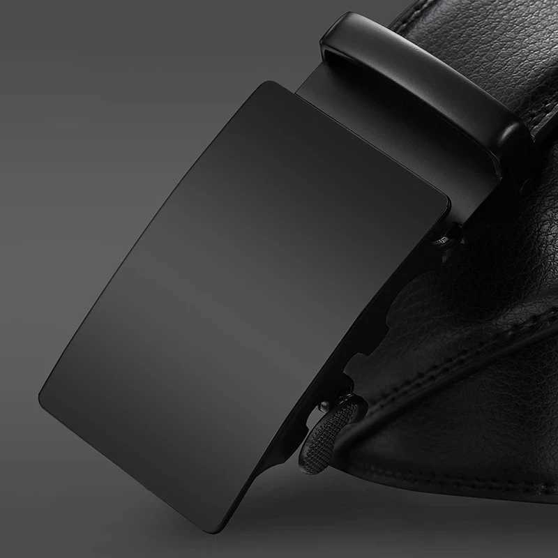 Fashion mens metal automatic buckle brand belt mens leather luxury mens business belt mens belt direct delivery W250109