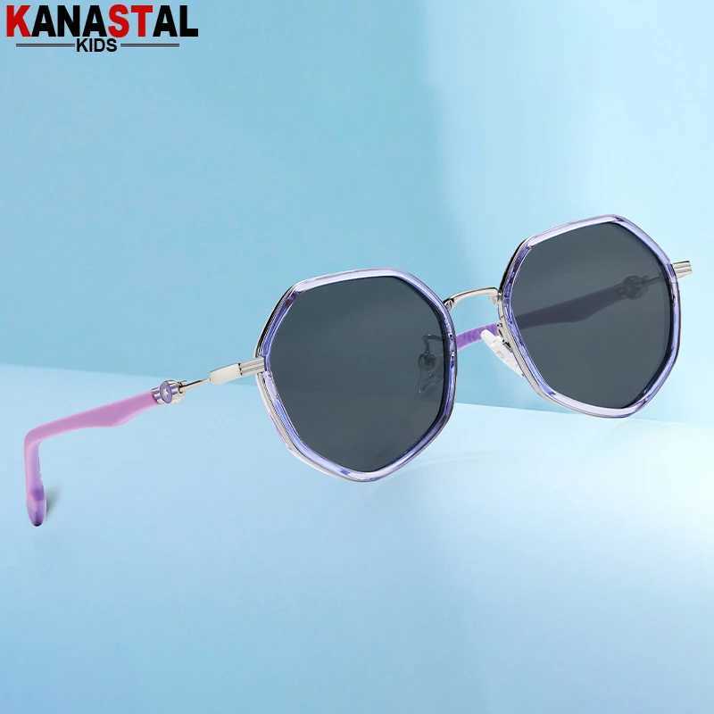 Childrens Polarized Sunglasses Childrens UV400 Sunglasses TR90 Metal Glasses Frame Camping Sunscreen Bicycle Anti glare Sunshade Glasses W250109
