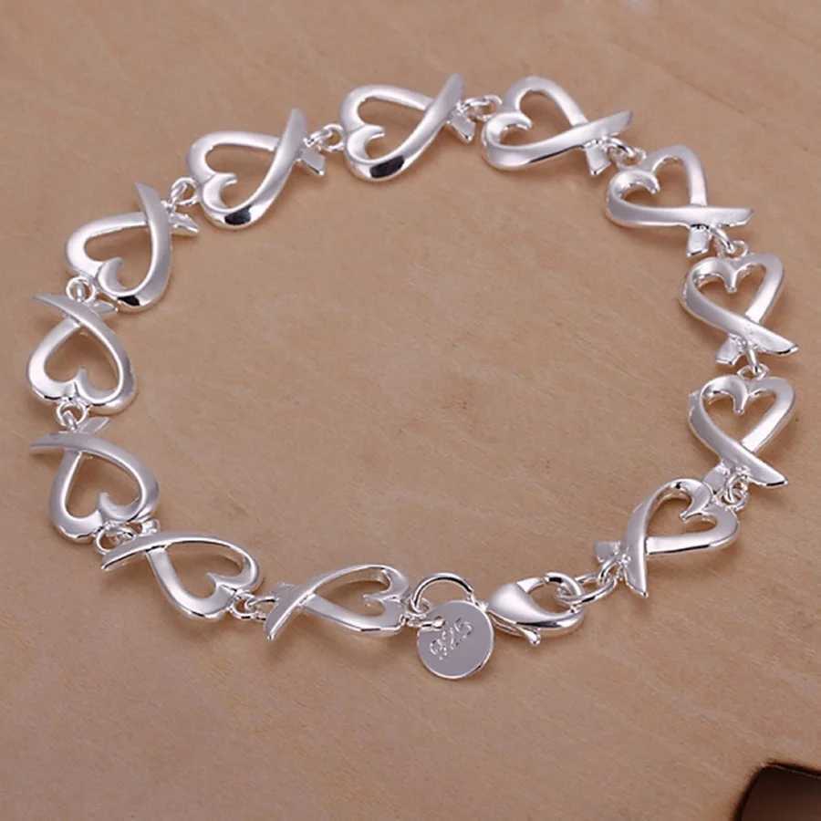 925 Sterling Silver Bracelets for Women Wedding La Cute Noble Pretty Jewelry Fashion N Chain Free Shipping Hot GiftsXJ250109