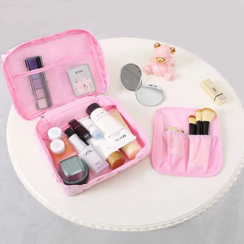 FUDEAM Multi functional Womens Outdoor Storage Bag Toilet Organization Makeup Bag Portable Waterproof Womens Travel Makeup Box W250109