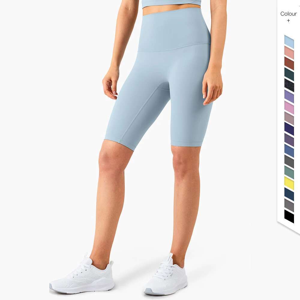 Vnazvnasi 2023 Woman 26Colors High Waist Energy Yoga Shorts Seamless Hip-Up Tight Elastic Sport Short-Pants Fiess Leggings