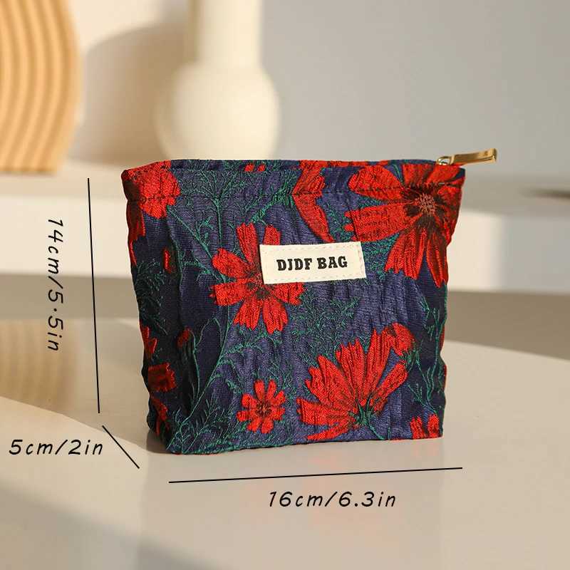 Mini womens makeup bag portable red soft small sanitary pad storage bag coin key bag portable bank card bag W250109