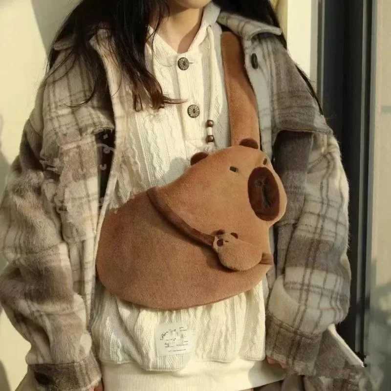 FI Capybara Ch Bag Crossbody Bag Women Carto Water Dolphin Mobile Phe Bag Shoulder Bags StudentXJ250108