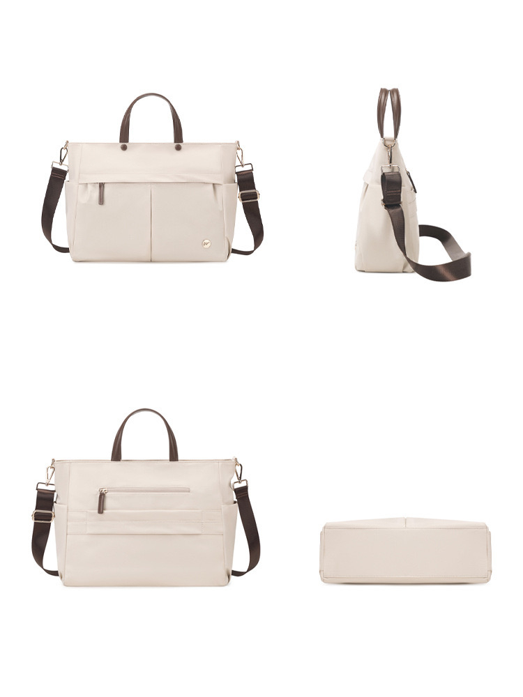 Bag New for Womens Handheld Briefcase Large Capacity One Shoulder Crossbody Tote 240729