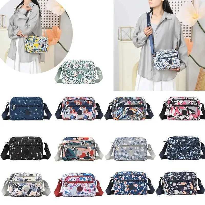 Multi-printed Oxford Cloth Shoulder Bag Multi-compartment Bag Mobile Phe Bag Water-repellent All-mah Womens Crossbody BagXJ250108