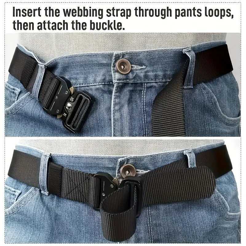 Mens Belt Outdoor Multi functional Belt High quality Canvas Nylon Mens Luxury Belt Womens Sports Jeans Neutral Belt W250120