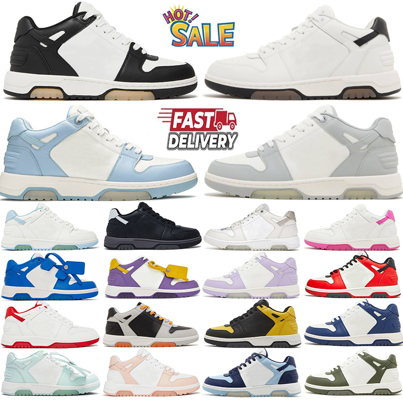 Out Of Office Sneaker Designer Casual Shoes Low Tops White Vintage Distressed Leather For Walking Mens Womens Loafers Trainers Platform Sneakers Size