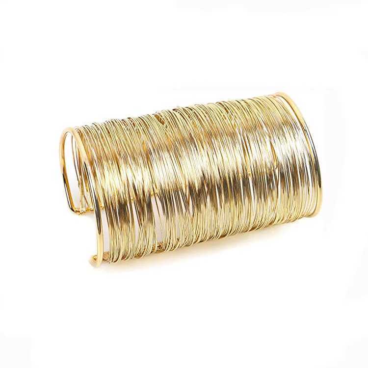 Simple Boho Coil Upper Arm Band Cuff Armlets for Women Girls Arm Bangle AdjustableXJ250109