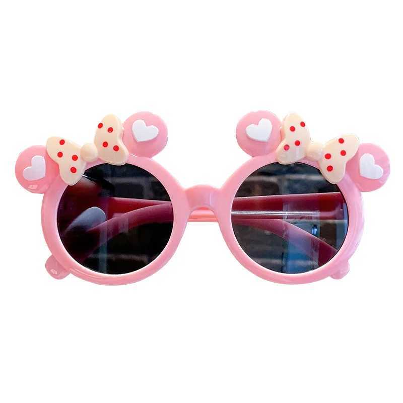 Childrens Cute Sunglasses for Boys and Girls Outdoor Sun Protection Summer Baby Sports Sunshade Glasses Childrens UV400 Sunglasses W250109