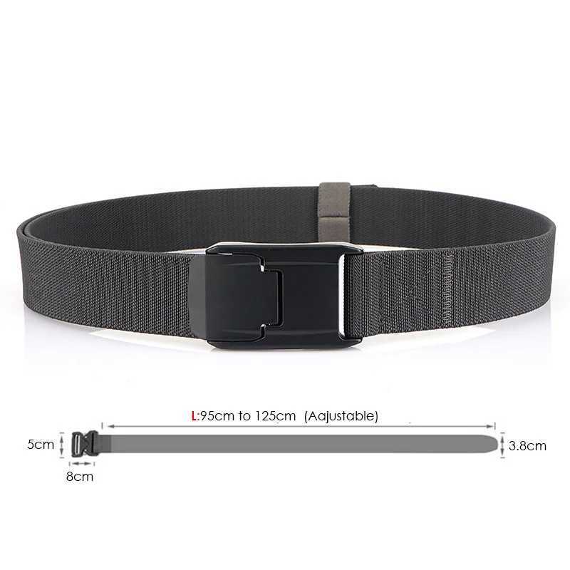 New elastic band suitable for both men and women hard release buckle sturdy genuine nylon neutral elastic band wrapped around the work belt W250109