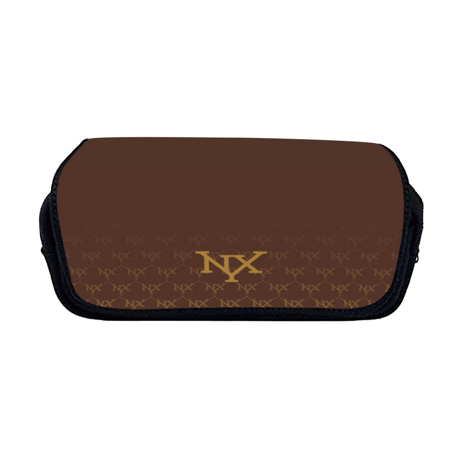 NXY Double Cover Pen Bag Zipper Pencilcase Large Cosmetic Bags Pouch School Supply Pencil Case Stationery Office Study Portable Storage Bag 250109