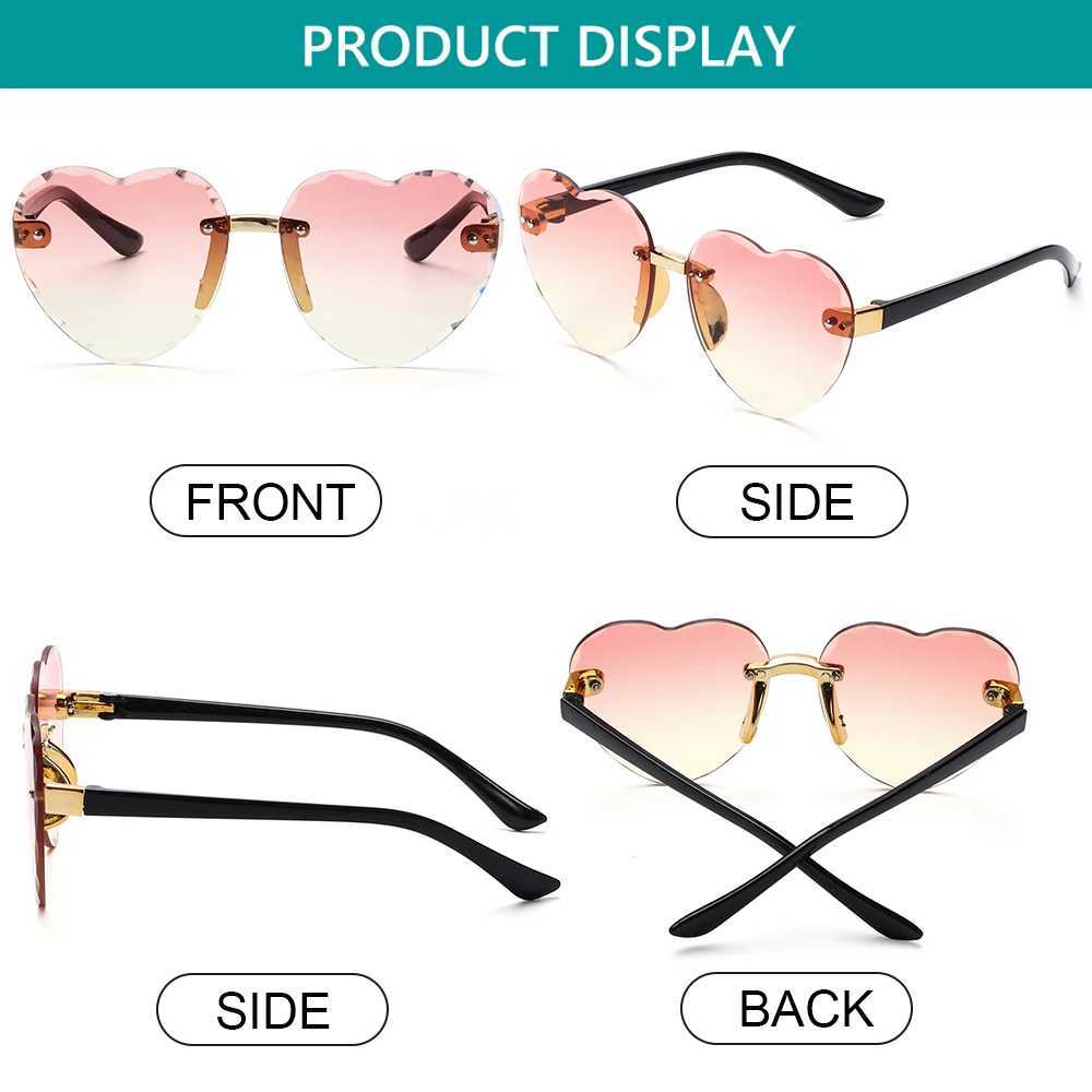 Ocean Lenses Eyewear Par/Photography Childrens Sunglasses Heart shaped Sunglasses UV 400 Protective Childrens Sunglasses W250109