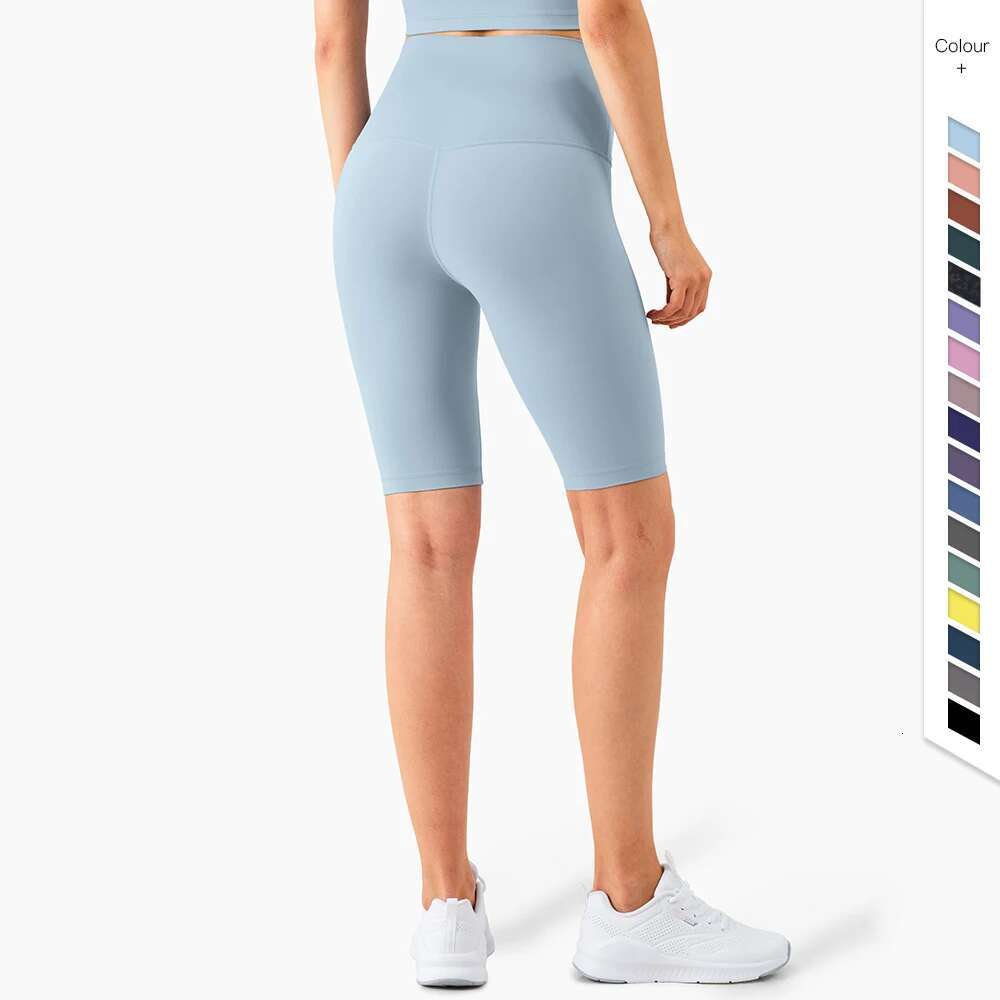 Vnazvnasi 2023 Woman 26Colors High Waist Energy Yoga Shorts Seamless Hip-Up Tight Elastic Sport Short-Pants Fiess Leggings